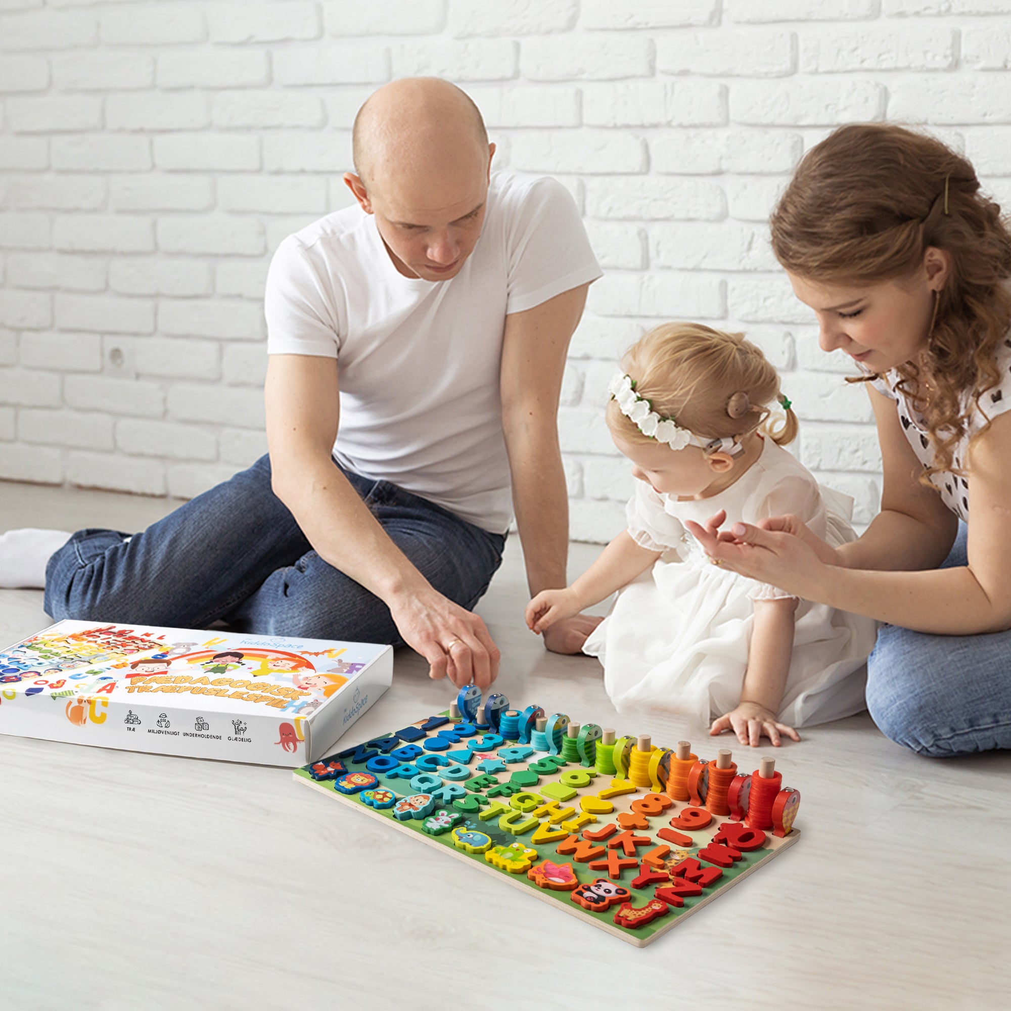 KiddoSpace™ - Montessori puslespil i træ